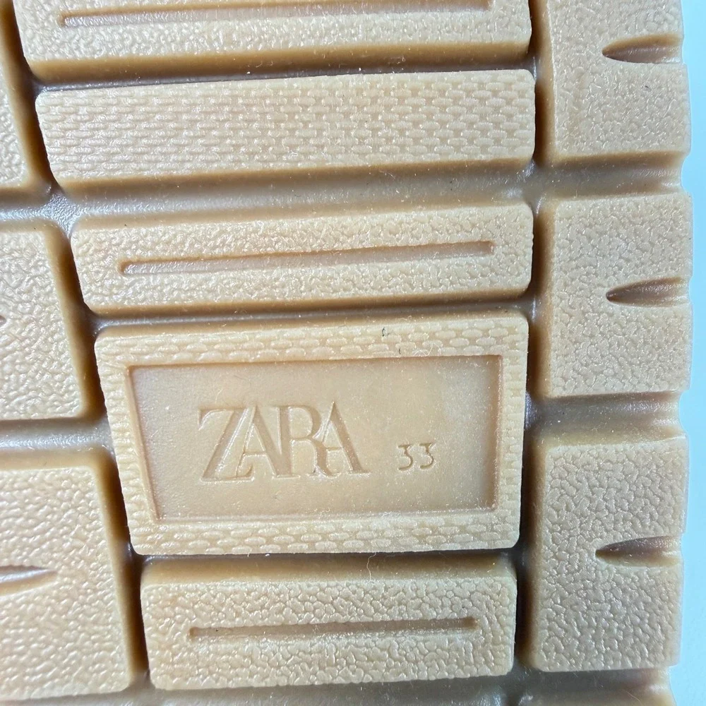 Zara Kids Girls Size‎ 33 Sport Sandals Beige Red Blue Colorblock Casualcore
